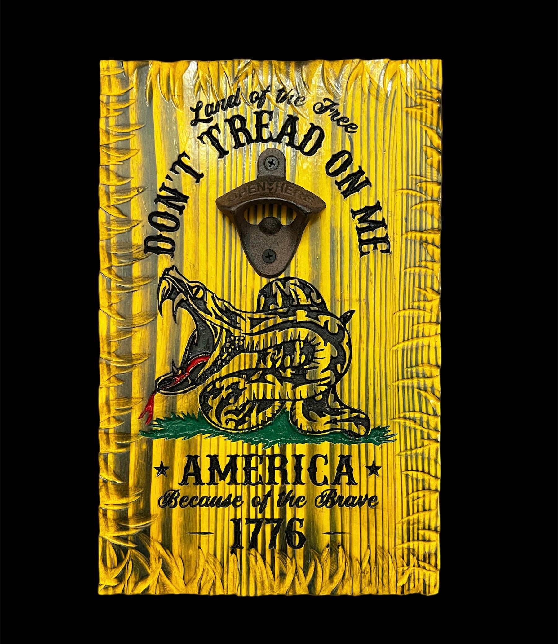 Dont Tread On Me Bottle Opener